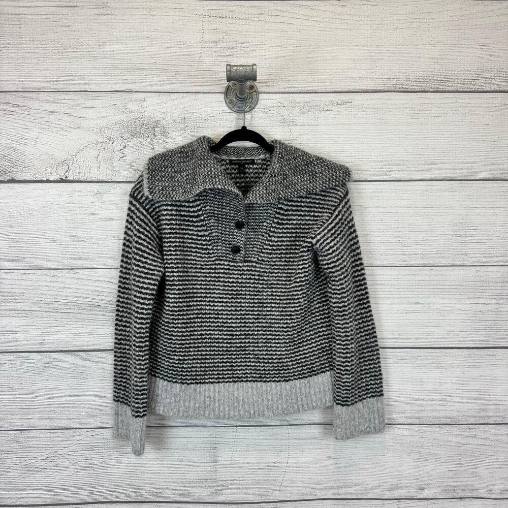 Banana Republic Factory Women's Wide Collar Wool Knit Sweater Size XS